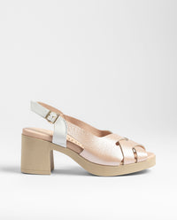 Sandale à talon BLAY-263 multicolore
