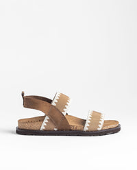 Flat sandal BOLUS-255 light brown