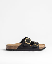 Flat sandal GRANADA-701 black