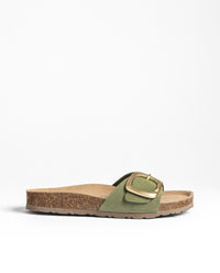 Sandalia plana Granada 114 verde