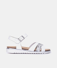 Sandalo basso HAITI-302 argento