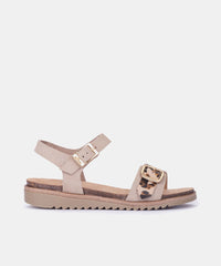 Flat sandal HAITI-314 beige