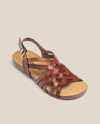 Flat sandal IBIZA-175 brown