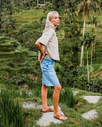 Sandalo basso IBIZA-205 marrone