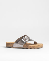 Flache Sandale JERBA-113 Silber