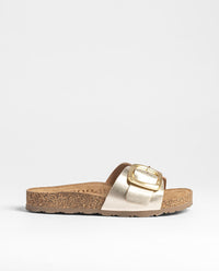 Flache Sandale JERBA-114 Gold