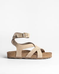 Sandalia plana JERBA-261 beige