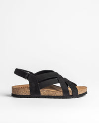 Sandalia plana JERBA-263 negro