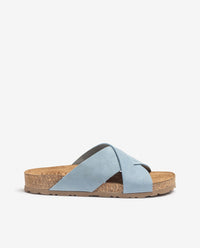 Sandalia plana JERBA-300 azul