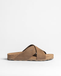 Flat sandal JERBA-300 light brown