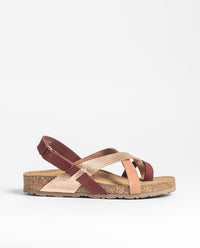 Flat sandal JERBA-718 multicolour