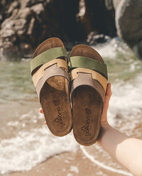 Sandalo basso JERBA-116 verde