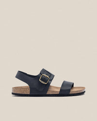 Macam 216 black flat sandal