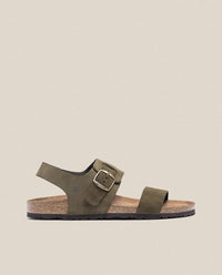 Macam 216 green flat sandal