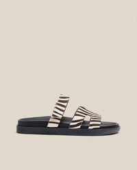 Flat sandal MORENA-125 zebra
