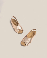 Sandale plate VILLA-175 rose