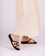 Sandale plate MORENA-305 beige