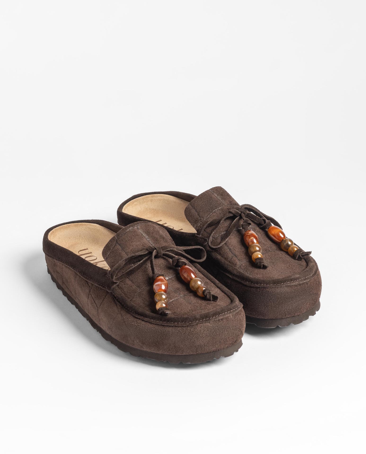 Clog TEIDE-005 dark brown