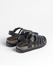Sandale plate TUNEZ-107 noir
