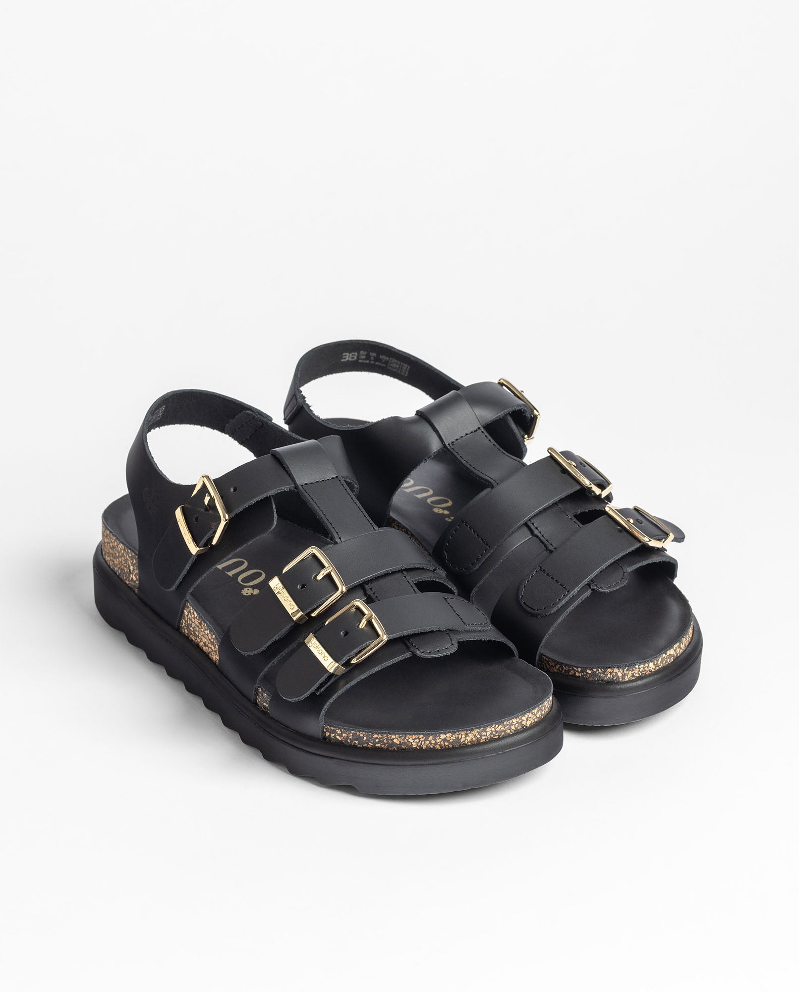 Sandale plate TUNEZ-114 noir