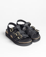 Sandale plate TUNEZ-114 noir