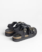 Sandale plate TUNEZ-114 noir