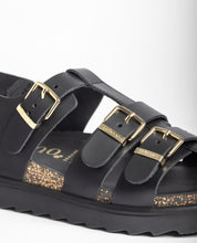 Sandale plate TUNEZ-114 noir