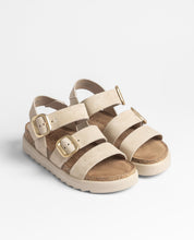 Sandalo basso TUNEZ-127 beige