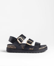 Sandale plateforme TUNEZ-127 noir