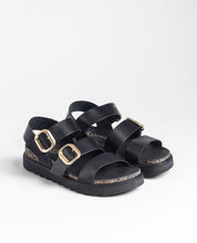 Sandale plateforme TUNEZ-127 noir