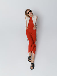 Sandalia plana MORENA-256 negro