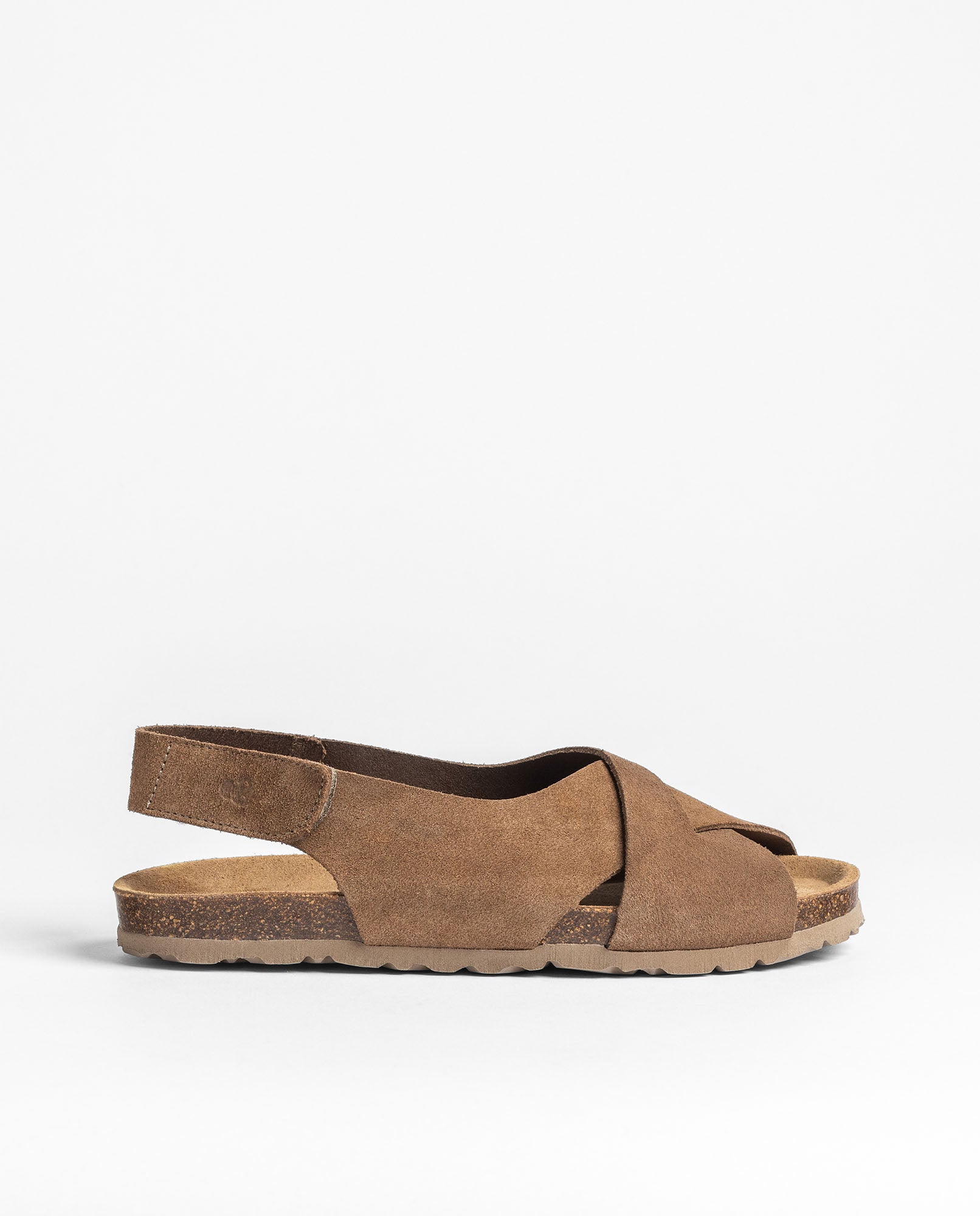 Flat sandal VILLA-175 dark brown