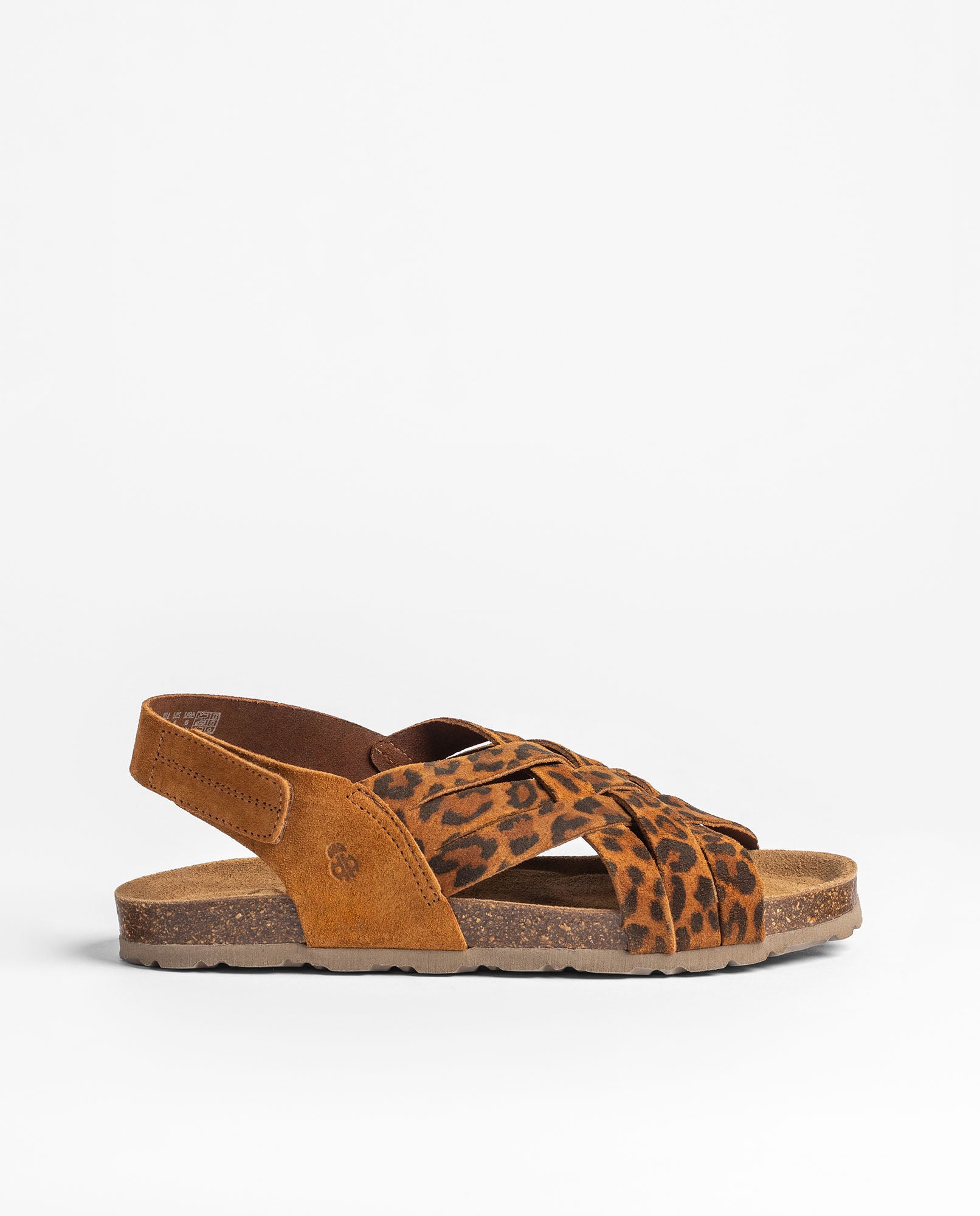 Sandale plate VILLA-251 léopard