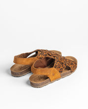 Sandale plate VILLA-251 léopard