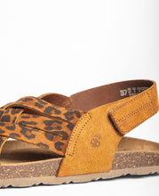 Sandale plate VILLA-251 léopard