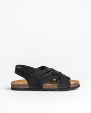 Sandalia plana VILLA-251 negro