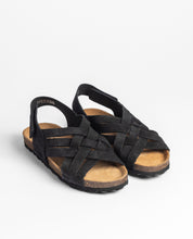 Sandalia plana VILLA-251 negro