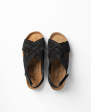 Sandalia plana VILLA-251 negro