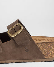 Platform sandal WIWI-003 dark brown