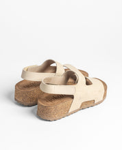 Sandalia plataforma WIWI-261 beige