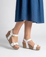 Wedge sandal BARI-262 white
