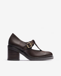 Zapato de tacón ELLA-003 marrón