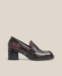 Zapato de tacón LANDAS-007 burdeos