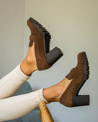 Chaussures à talon PRAGA-013 marron