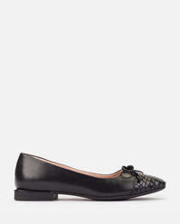 Flat shoe CANADA-001 black