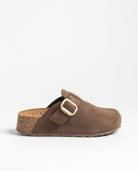 Plateau-Clog WIWI-264 dunkelbraun