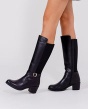 Heeled boot LILLE-015 black