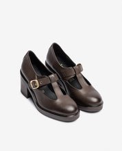 Scarpa con tacco ELLA-003 marrone